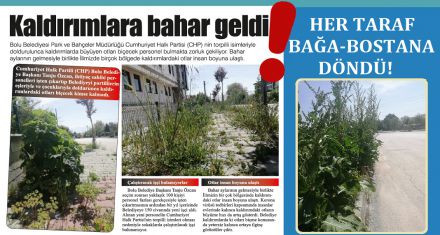 Kaldırımlar bağa bostana döndü!