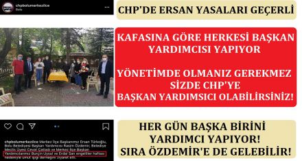CHP'DE ERSAN TÜRKOĞLU YASALARI!