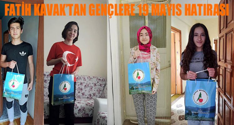 BAŞKAN KAVAK'TAN GENÇLERE 19 MAYIS HATIRASI
