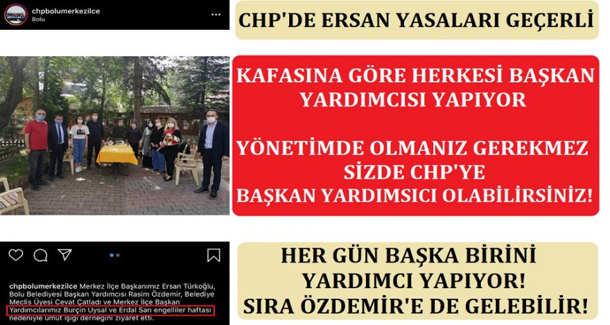CHP'DE ERSAN TÜRKOĞLU YASALARI!