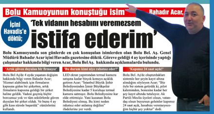 ACAR; ‘Kim neden rahatsız olur anlamış değilim'
