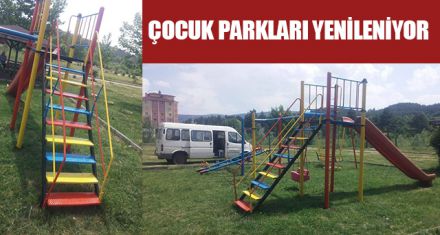 ÇOCUK PARKLARI YENİLENİYOR