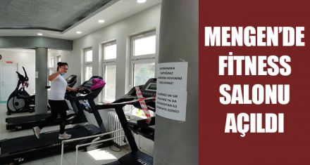MENGEN'DE FİTNESS SALONU AÇILDI