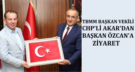 Başkanvekili Akar'dan Özcan'a ziyaret