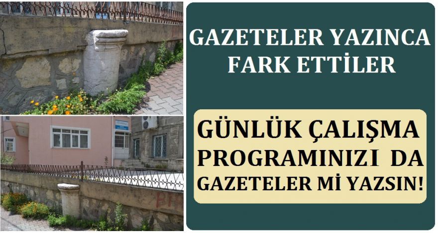 TARİHİ SÜTUN MÜZEYE KALDIRILACAK