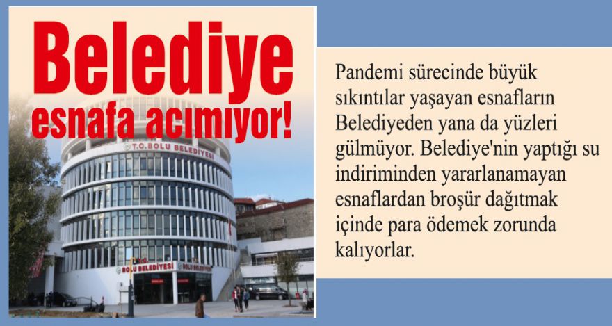 Esnafa acıyan yok