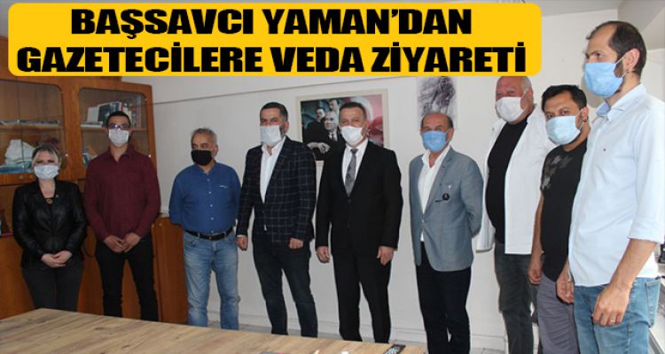 BAŞSAVCI YAMAN'DAN BASIN MENSUPLARINA VEDA ZİYARETİ