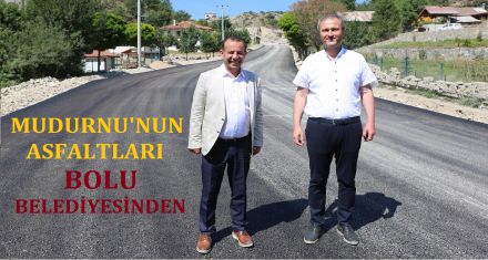 MUDURNU'NUN ASFALTLARI BOLU BELEDİYESİNDEN 
