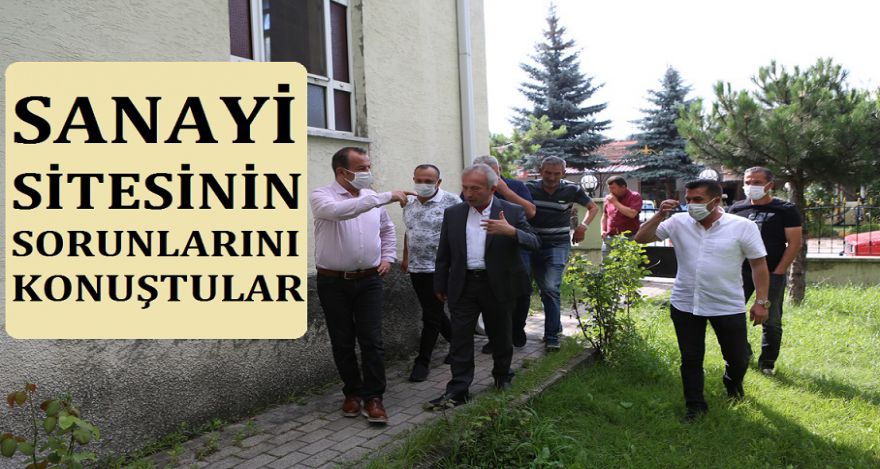 SANAYİNİN SORUNLARINI KONUŞTULAR