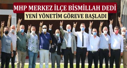 MHP'DE ÖZDEMİR VE YÖNETİMİ GÖREVE BAŞLADI