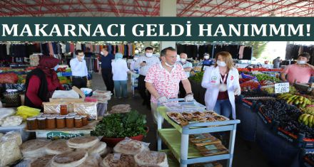 BAŞKAN MAKARNA DAĞITTI!