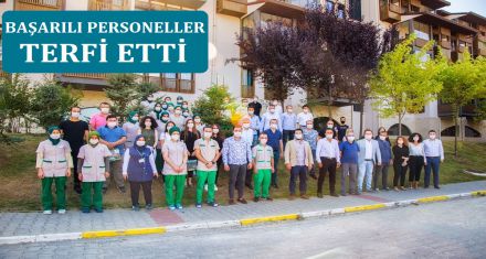 Başarı personeller terfi etti
