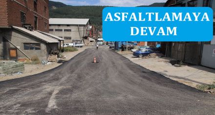Tabakhane bölgesi asfaltlanıyor