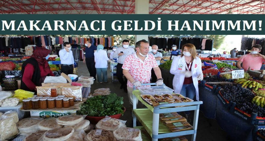 BAŞKAN MAKARNA DAĞITTI!