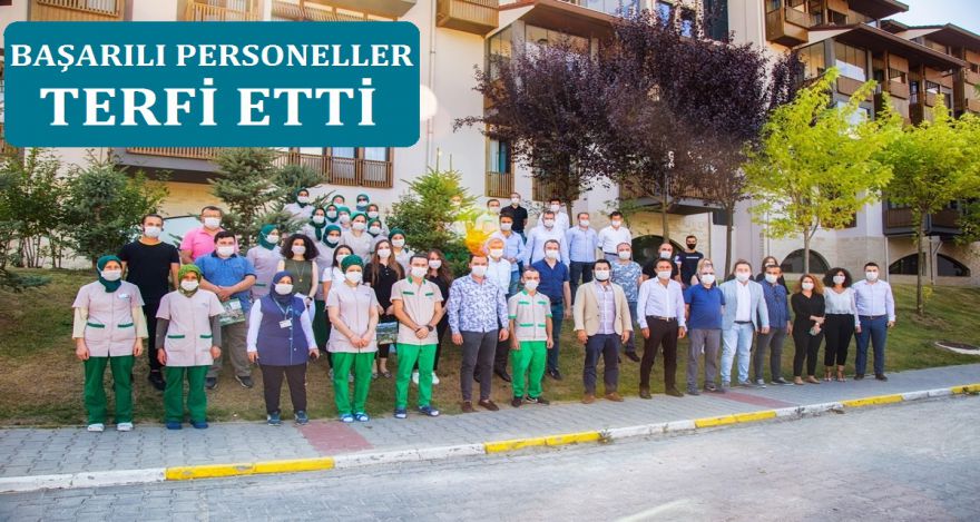 Başarı personeller terfi etti