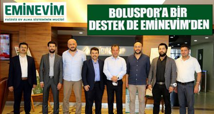BOLUSPOR'A DESTEK DEVAM EDİYOR