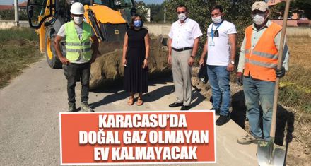 KARACASU'DA DOĞAL GAZ OLMAYAN EV KALMAYACAK