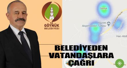 BELEDİYEDEN VATANDAŞLARA ÇAĞRI
