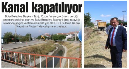 Kanal kapatılıyor 