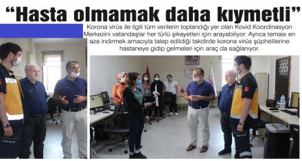 Kovid Koordinasyon Merkezi 7/24 çalışıyor