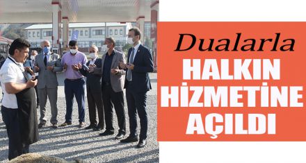 HALKIN HİZMETİNE AÇILDI