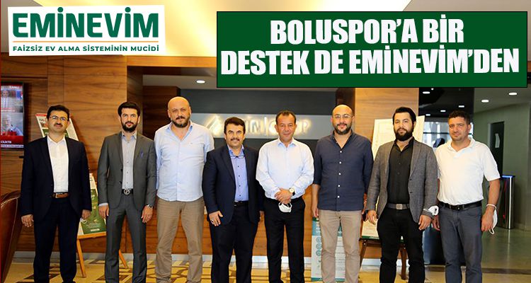 BOLUSPOR'A DESTEK DEVAM EDİYOR