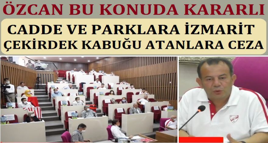 CADDELERE ÇEKİRDEK KABUĞU VE İZMARİT ATANLARA CEZA KESİLECEK