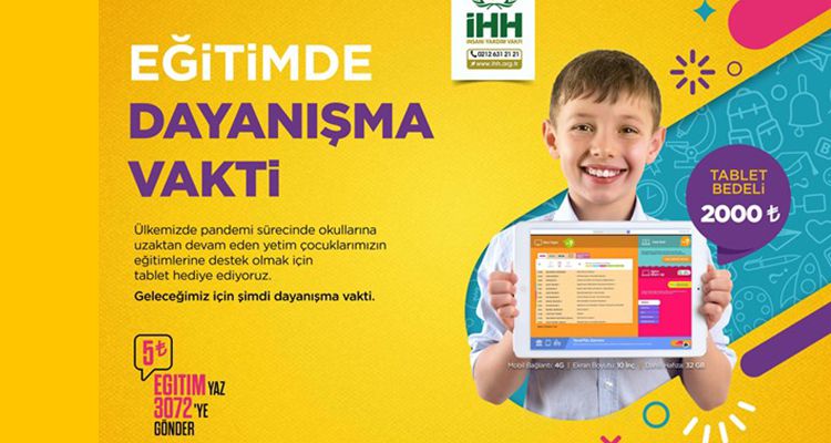 İHH'DAN EĞİTİME DESTEK KAMPANYASI