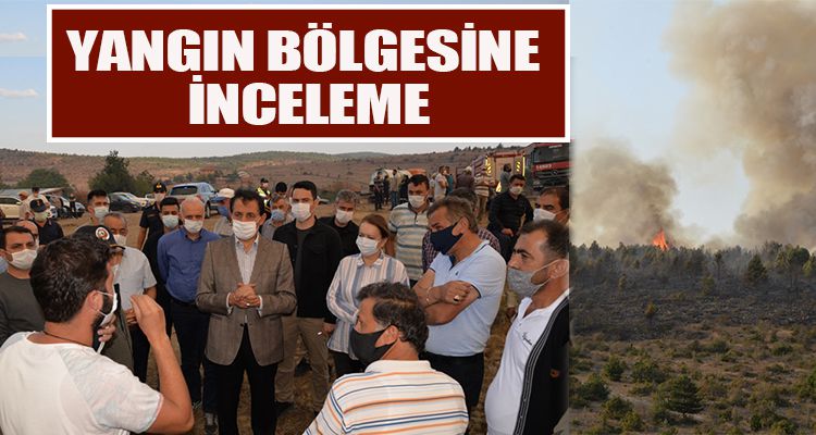 YANGIN BÖLGESİNE İNCELEME