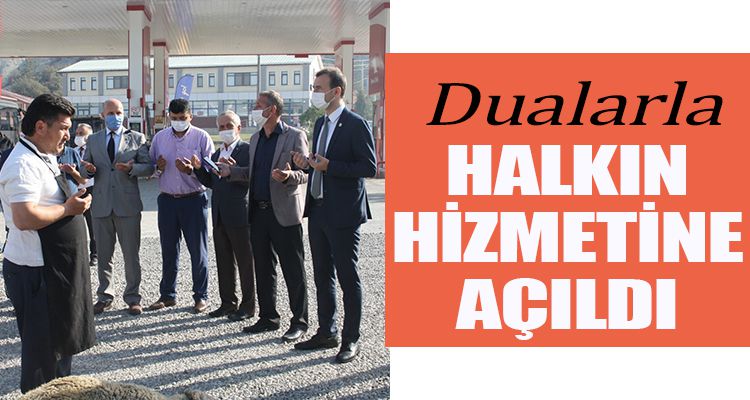 HALKIN HİZMETİNE AÇILDI