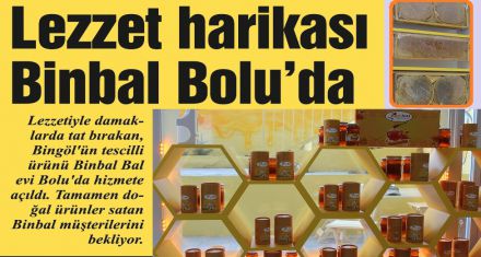 Lezzet harikası Binbal Bolu'da