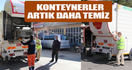  KONTEYNERLER ARTIK DAHA TEMİZ  