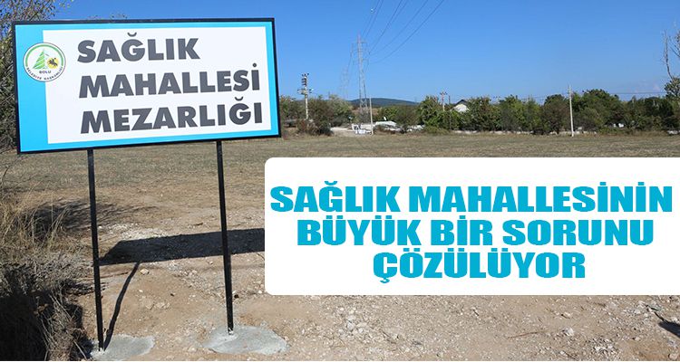 SAĞLIK MAHALLESİNİN BÜYÜK BİR SORUNU ÇÖZÜLÜYOR