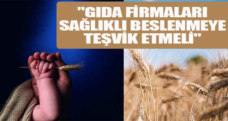 "Gıda firmaları sağlıklı beslenmeye teşvik etmeli"