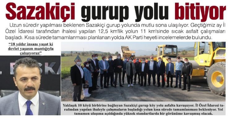 SAZAKİÇİ GURUP YOLUNDA MUTLU SON