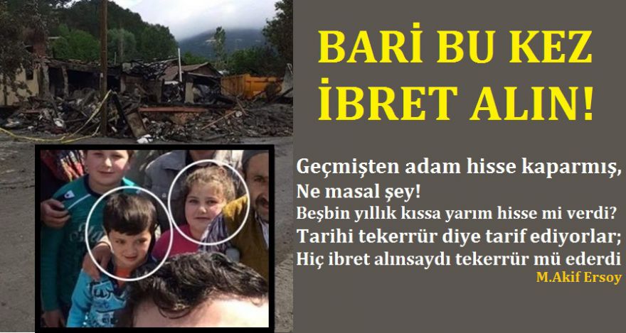 BARİ BUNDAN İBRET ALIN!