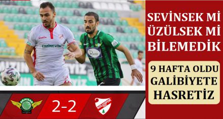 SEVİNSEK Mİ ÜZÜLSEK Mİ BİLEMEDİK 2-2