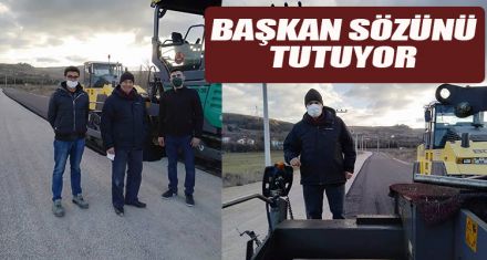 BAŞKAN SÖZÜNÜ TUTUYOR