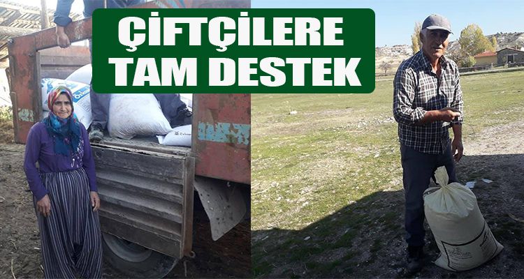 ÇİFTÇİLERE TAM DESTEK