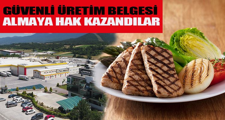 GÜVENLİ ÜRETİM BELGESİ ALDILAR