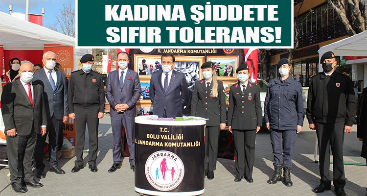 KADINA ŞİDDETE SIFIR TOLERANS!