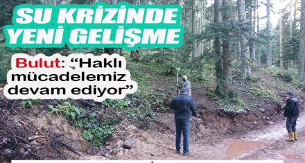  SU KRİZİNDE YENİ GELİŞME YAŞANDI