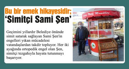 Simitçi arabası geçim kaynağı