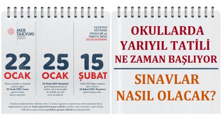 OKULLARDA YARIYIL TATİLİ NE ZAMAN BAŞLIYOR?