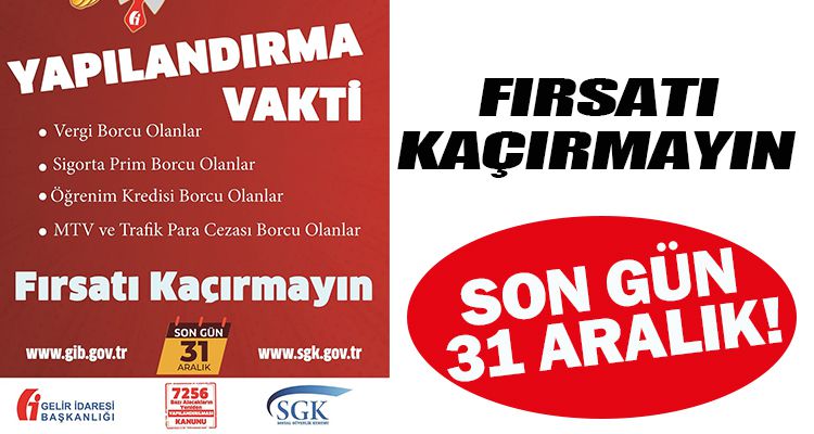 Fırsatı kaçırmayın