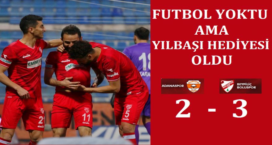 BOLUSPOR'DAN YILBAŞI HEDİYESİ 2-3