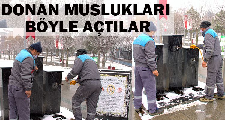 DONAN MUSLUKLARI BÖYLE AÇTILAR