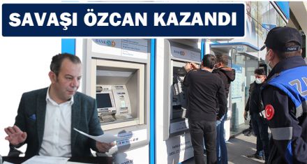 SAVAŞI BAŞKAN ÖZCAN  KAZANDI
