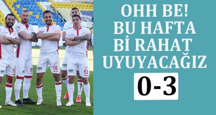 OHH BE! BU HAFTA Bİ RAHAT UYUYACAĞIZ