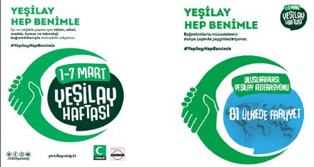  “SAĞLIKLI NESİLLER İÇİN ‘YEŞİLAY HEP BENİMLE'
